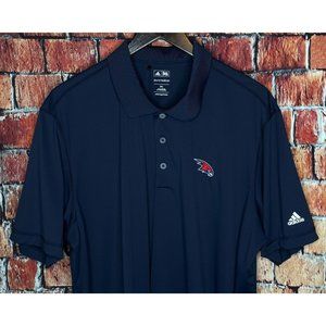 Atlanta ATL Hawks Adidas Puremotion 2XL Blue Golf Polo Shirt NBA Basketball